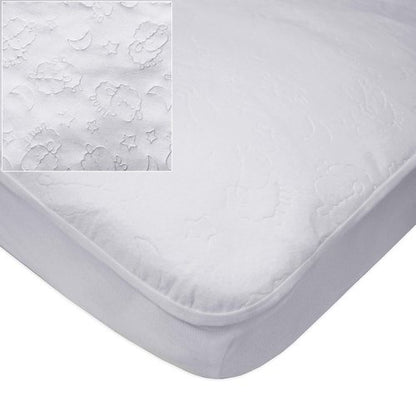American Baby Company Waterproof Crib Mattress Protector - Soft, Quilted & Noiseless 52" x 28" Cover, White