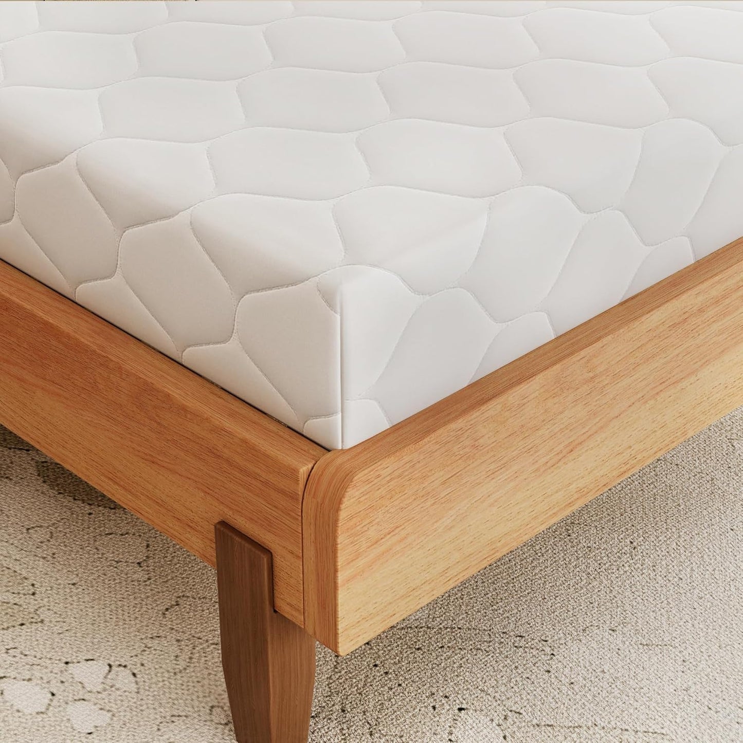 Skiennix 6-Inch Twin Size Memory Foam Mattress - Pressure Relief & Medium Firm Support, CertiPUR-US Certified