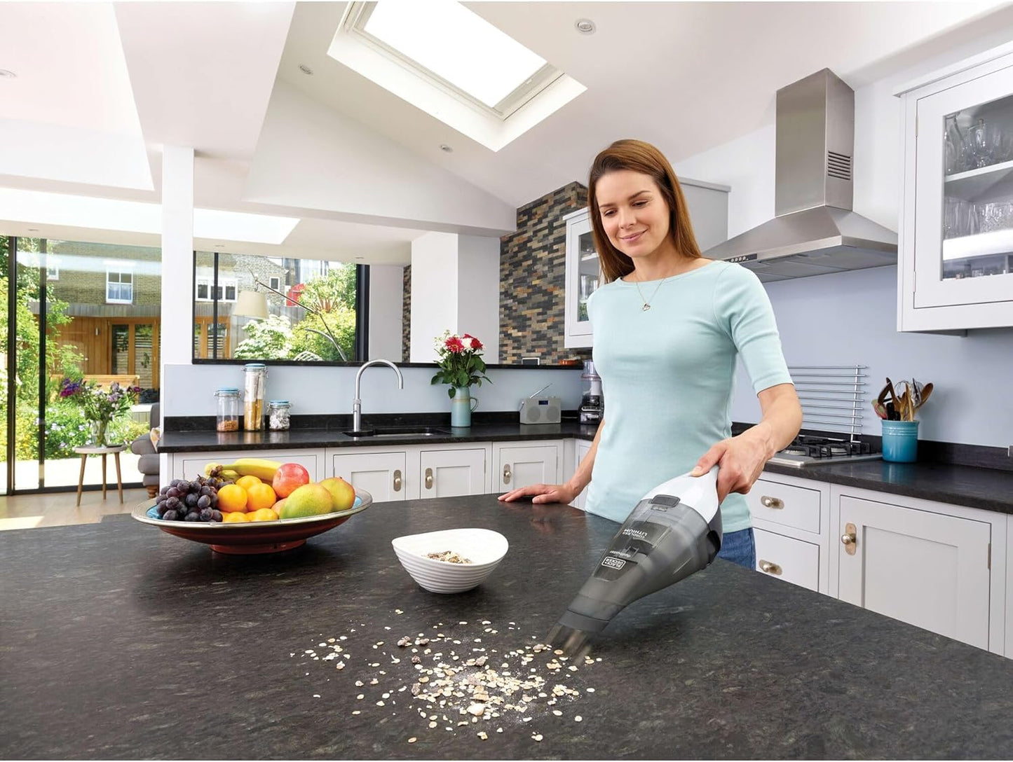 BLACK+DECKER Cordless Handheld Vacuum - Powerful Portable Car Vacuum with Strong Suction | QuickClean, Rechargeable