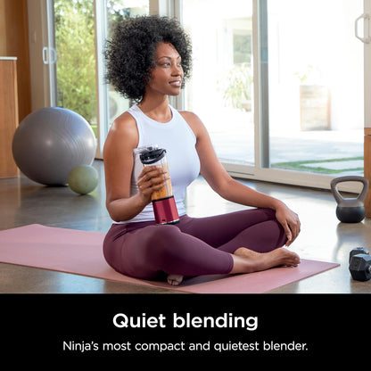 Ninja Blast Portable Blender - Cordless 18oz Personal Blender for Shakes & Smoothies | Leakproof Lid, USB-C, Red