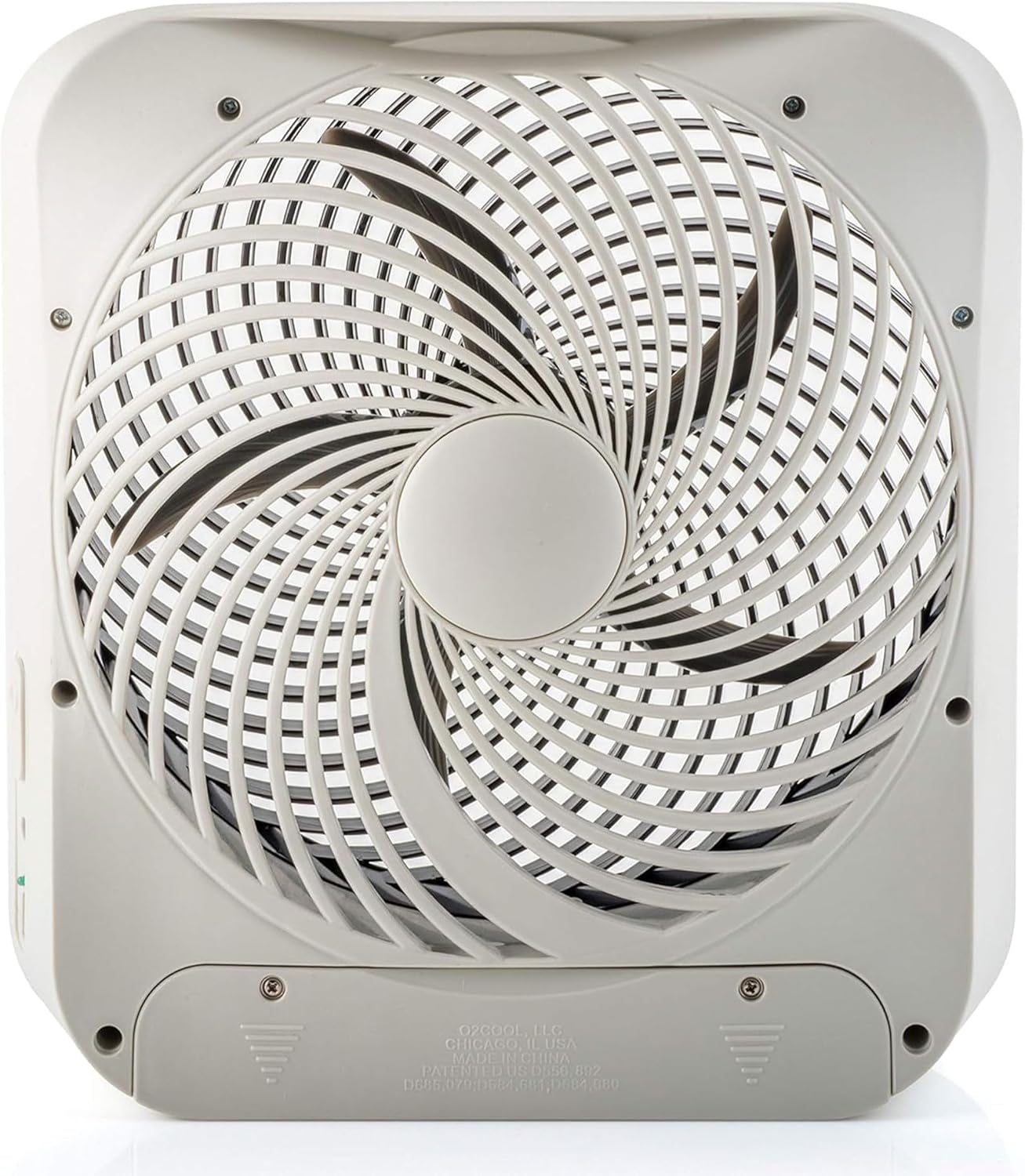 Treva 10-Inch Portable Fan, Powered by Battery and/or AC Adapter - Desk Fan Air Circulating with 2 Cooling Speeds for Personal and Travel Use (Black) (OOS)