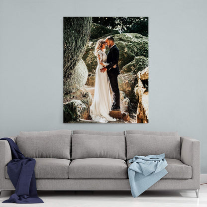 P&L ART Custom Canvas Prints - Transform Your Photos into Stunning Wall Art | Framed 16x20 for Home Decor