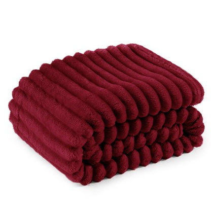 Bedsure GentleSoft Red Twin Blanket for Bed - Cozy Soft Blankets for Women, Cute Large Throws for Girls, 66x90 Inches