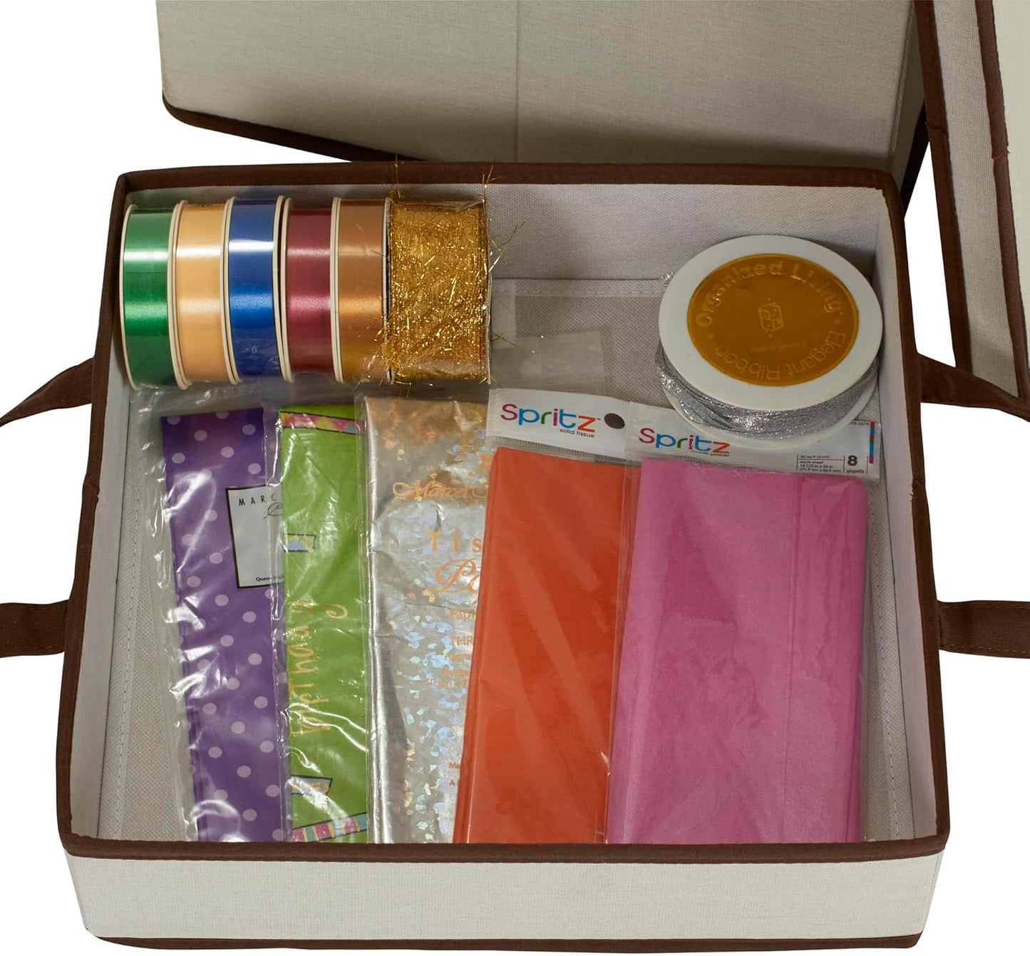 Skiennix Gift Wrapping Paper Organizer - Keep Your Supplies Neat & Tidy | Perfect for Home Use
