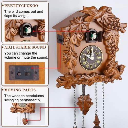 Kendal Handcrafted Wood Cuckoo Clock MX211