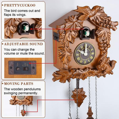 Kendal Handcrafted Wood Cuckoo Clock MX211