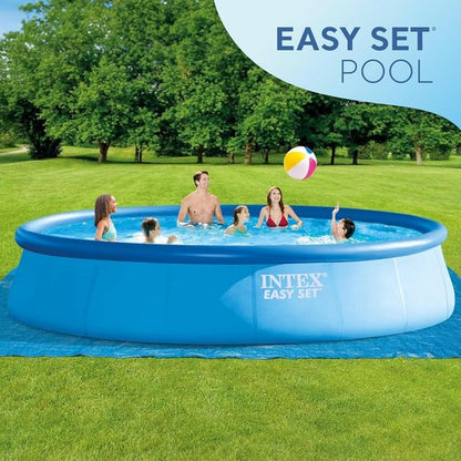 **INTEX Easy Set Inflatable 12 ft x 30 in Above Ground Pool - Includes 530 GPH Filter Pump**