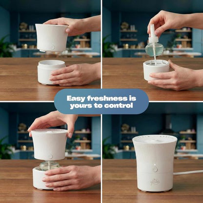 Glade Scented PlugIns Air Freshener - Clean Linen | Includes 1 Device + 4 Refills, 2.61 fl oz