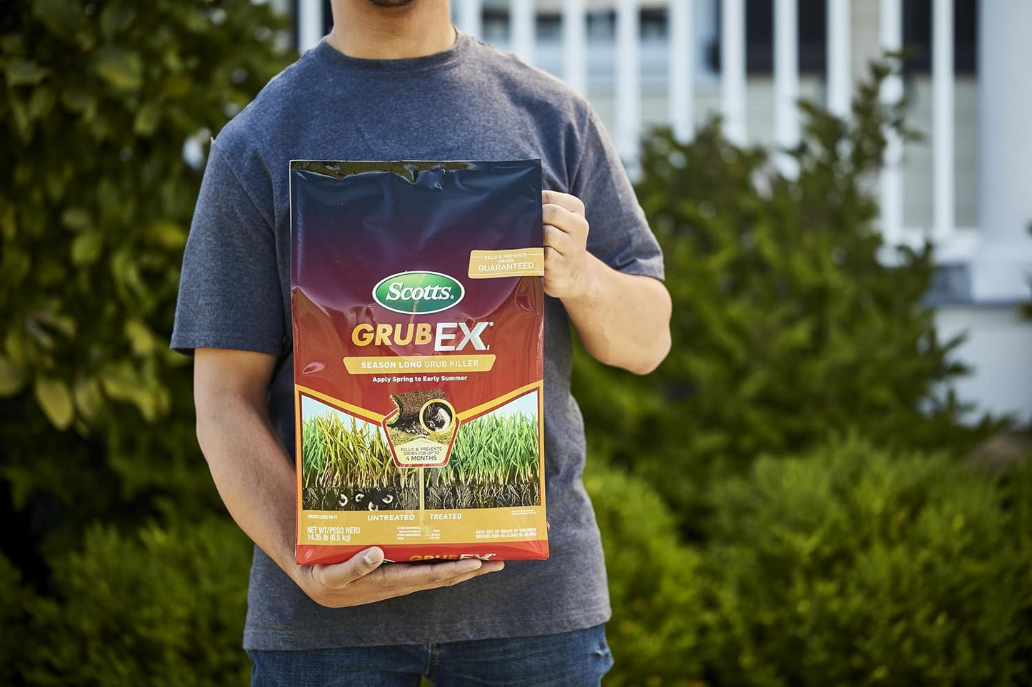 Scotts GrubEx1 Grub Killer - Season-Long Lawn Protection for 5,000 sq. ft., 14.35 lbs.