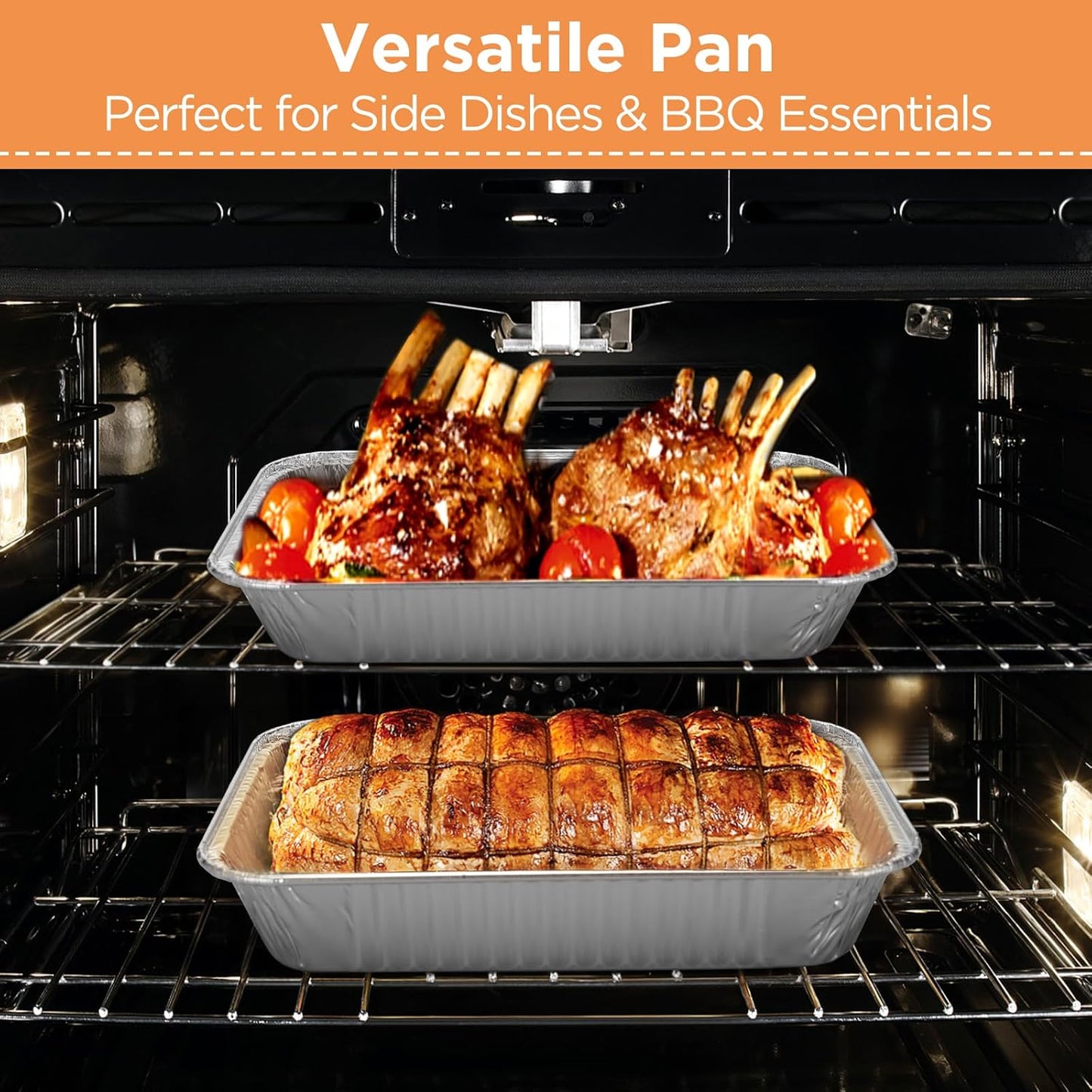 Weber - 20 Pack Compatible Drip Pans for Spirit, Q, Genesis Grills | Disposable Aluminum Foil Grease Trays 6 x 1.4 x 8.6 Inches