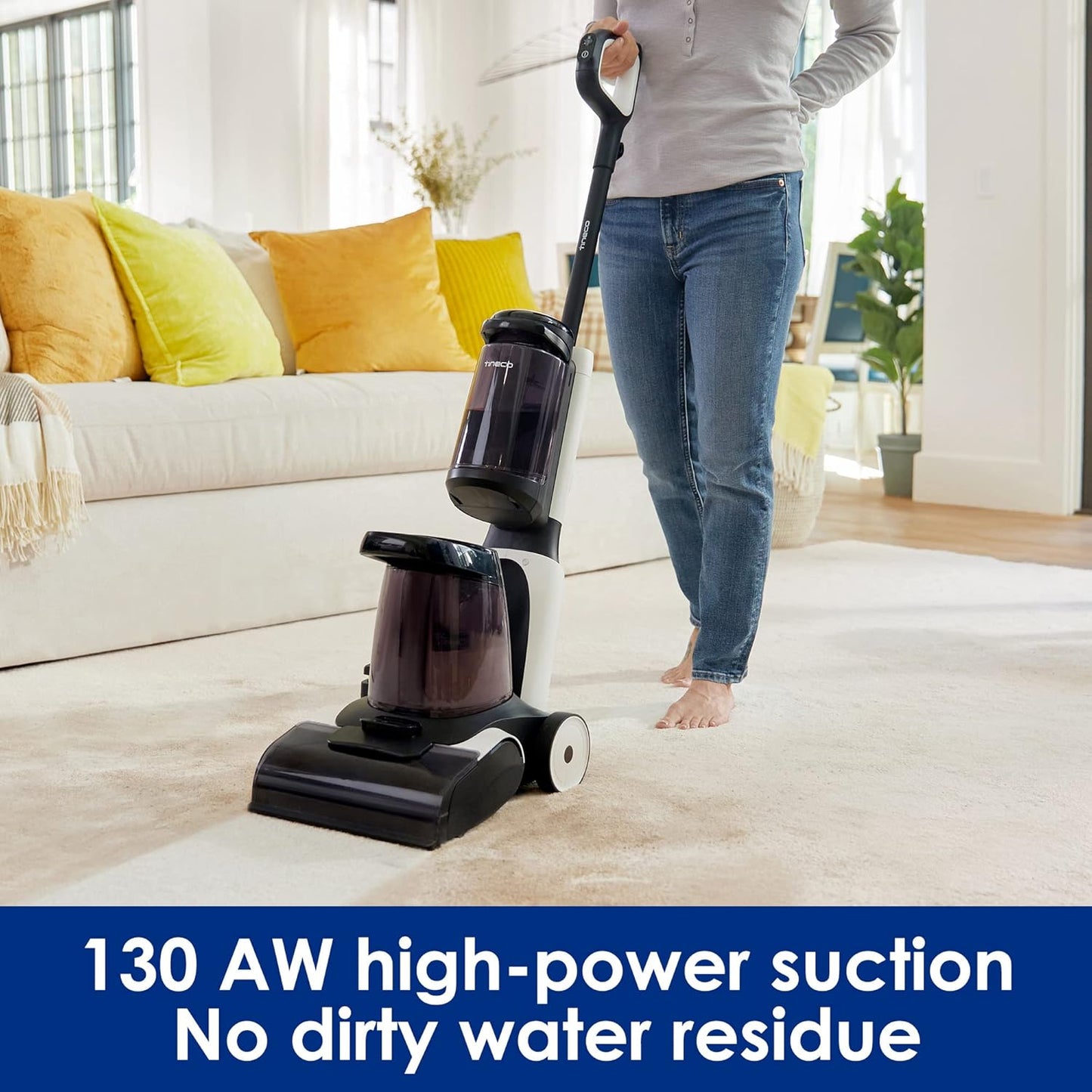 Tineco CARPET ONE Smart Carpet Cleaner - Lightweight Portable Shampooer with LED Display | Ideal for Pet Stains