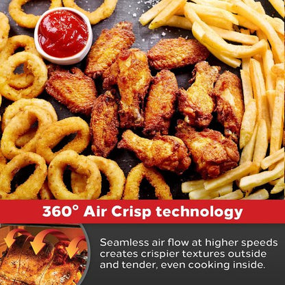 Emeril Lagasse 360 Stainless Steel Air Fryer - XL Capacity | 9-in-1 with 12 Pre-Set Functions