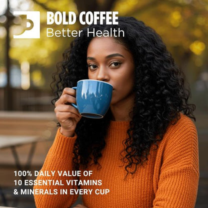 Incredibrew Keto Coffee Pods - Medium-Dark Roast, No Sugar, Recyclable | 10 Count Pack