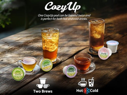Cozy Up Peach Black Tea K-Cup Pods, 36-Count, Compatible with Keurig Brewers