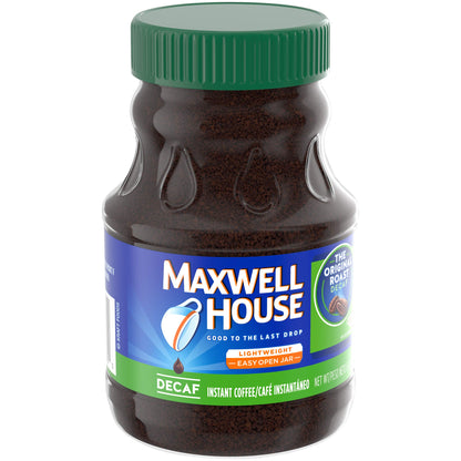 Maxwell House Decaf Original Medium Roast Instant Coffee, 8 Ounce (Pack of 3)