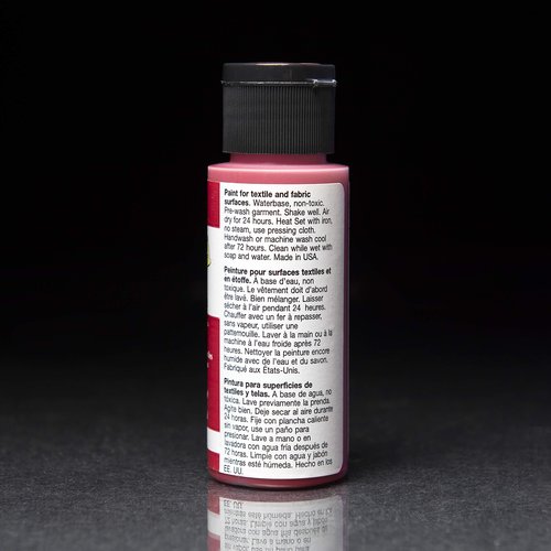 FolkArt Brush on Fabric Acrylic Paint Beginner Set (2-Ounce),