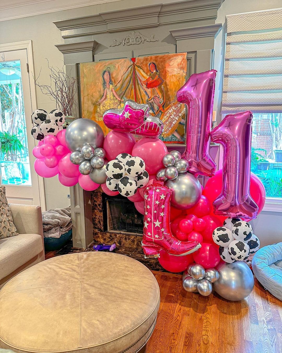 Regine Switzerland 40-Inch Pink Number 1 Balloon - Perfect First Birthday Decoration for Girls