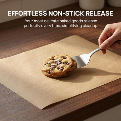 Pre-Cut Parchment Paper by [Brand Name] - Non-Stick Baking Sheets for Cookies & Roasting | 200 Sheets, 8x12 Inch, Heat Resistant Up to 446°F