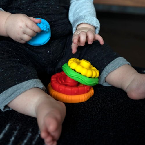 Baby Einstein Teether Toy Set - Multi-Textured & Easy-to-Grasp 5-Piece for Ages 3 Months+