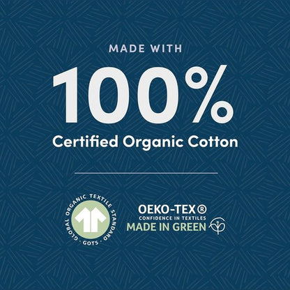Amazon Aware 100% Organic Cotton Pillowcase Set - 300 Thread Count, King Size, White, 2 Pack