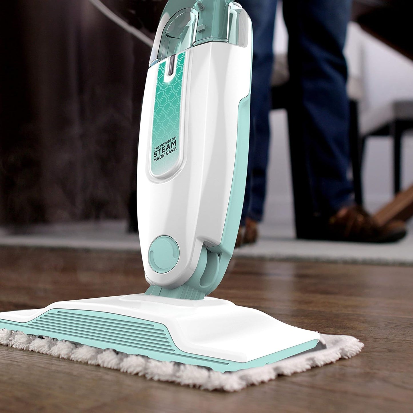 Shark S1000 Electric Floor Cleaner Mop - Renewed, Powerful Cleaning in Sleek White Design