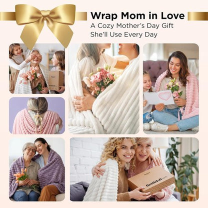 Bedsure GentleSoft Pink Throw Blanket - Cozy Fleece for Women | Perfect Gift for Teen Girls, 50x60 Inches