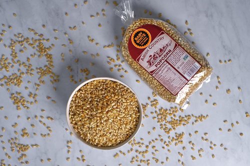Amish Country Popcorn - Baby White Popcorn Kernels | 2 lb Bag | Old Fashioned, Non-GMO & Gluten Free