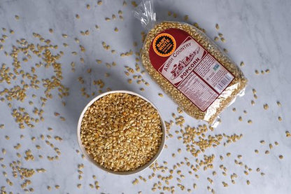 Amish Country Popcorn - Baby White Popcorn Kernels | 2 lb Bag | Old Fashioned, Non-GMO & Gluten Free