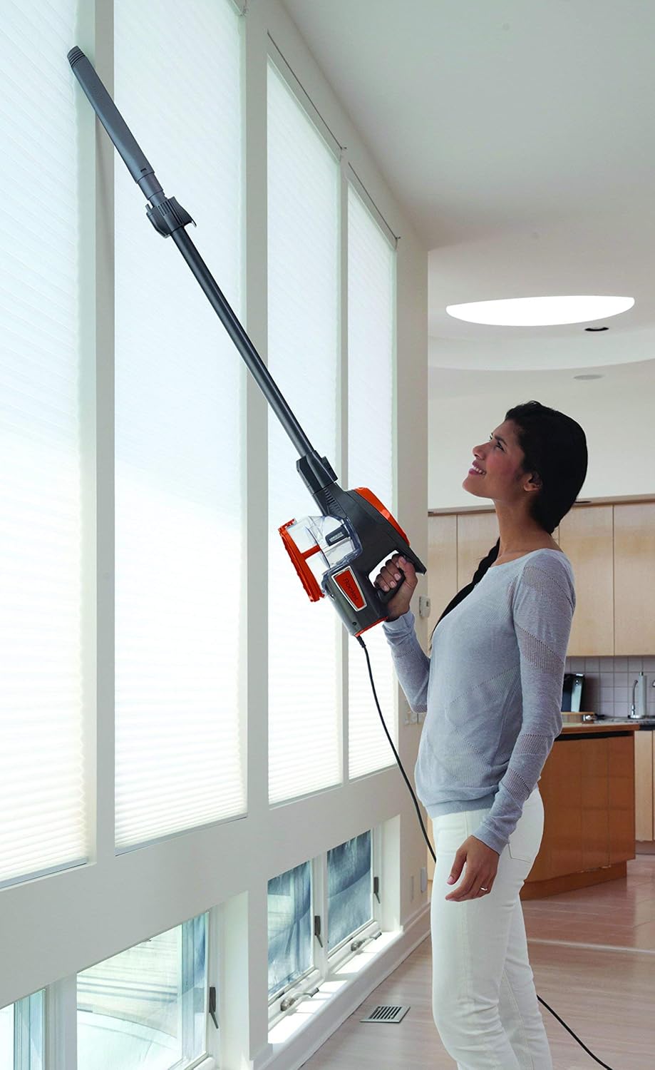 Shark Rocket HV302 Ultra-Light Corded Vacuum - Powerful Carpet & Hard Floor Cleaner | Orange (Renewed)