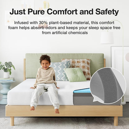 Novilla Queen Mattress - 8 Inch Gel Memory Foam for Cooling Sleep | Pressure Relief & CertiPUR-US Certified