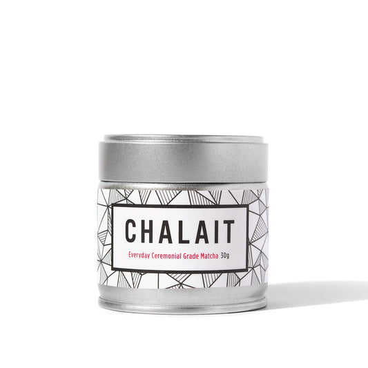 Chalait Everyday Ceremonial Grade Matcha - Japanese Matcha Green Tea Powder - For Sipping as Tea - Antioxidants, Sustainable Energy, No Additives, Radiation Free, Zero Sugar [30g Tin]