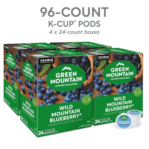 Green Mountain Coffee Roasters Wild Mountain Blueberry K-Cup Pods - Light Roast, 96 Count