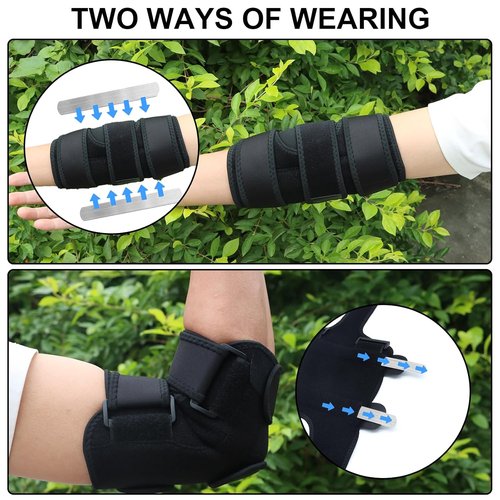 Elbow Brace for Ulnar Nerve Entrapment Splint, Elbow Splint, Cubital Tunnel Brace for Sleeping, Cubital Tunnel Syndrome Adjustable Stabilizer Elbow Support Fits for Men and Women 1 PCS