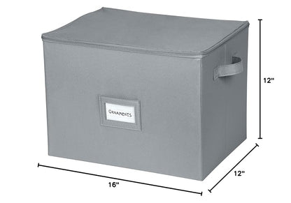 HOLDN’ STORAGE Christmas Ornament Box - Large Decor Containers that