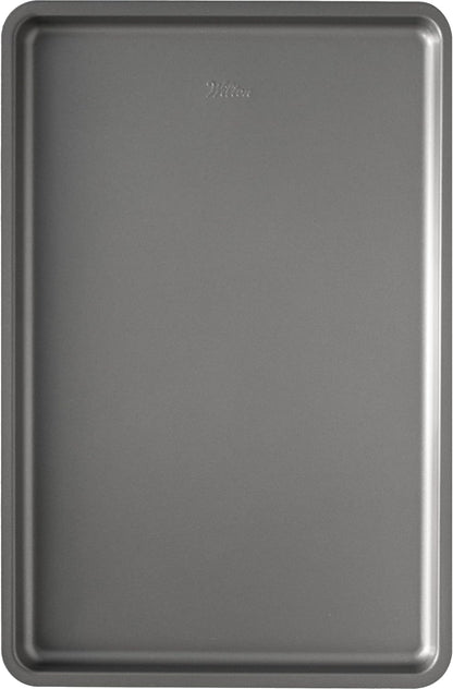 Wilton Silver Non-Stick Baking Sheet - Large Cookie & Roasting Pan | PFAS-Free, Even Heating, 17.25 x 11.5 Inch