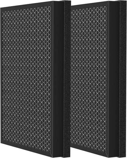 Puro 400 Air Purifier Replacement Filter - 3-in-1 Activated Carbon for Pet Dander, Smoke & Dust | 2 Pack