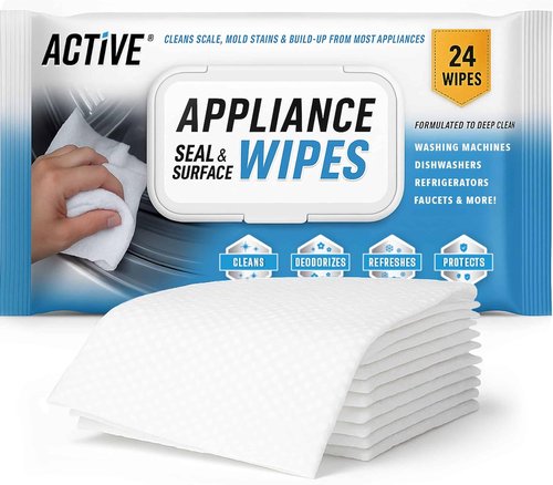ACTIVE Heavy Duty Surface Cleaner Wipes - 24 Large Wipes for Appliances, Glass, and Tile Cleaning