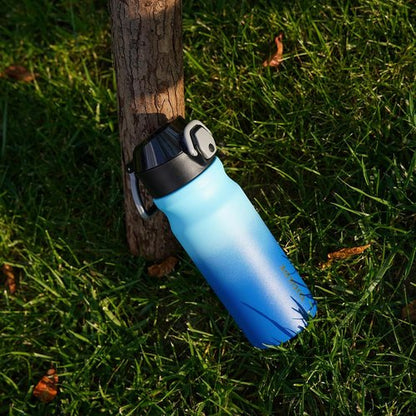 BJPKPK 18oz Insulated Water Bottle - Stainless Steel, BPA-Free, Leak-Proof, Ocean Dream Color