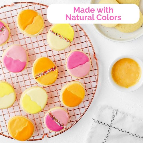 Color Kitchen Food Coloring 3-Pack - Plant-Based, Vegan, Gluten-Free Natural Colors for Baking