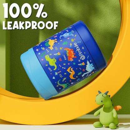 Fimibuke Insulated Kids Food Jar - 12 Oz BPA-Free Stainless Steel | Leakproof Vacuum Lunch Container for School