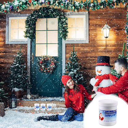 Skiennix Instant Snow Powder - Create 6-8 Gallons of Realistic Artificial Snow | Perfect for Winter Decor & Crafts