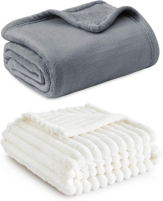 Bedsure Fleece Throw Blanket - Soft, Cozy Comfort for Couch | Perfect for All Seasons