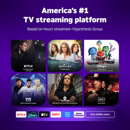 Roku Smart TV – 55-Inch Plus Series, Mini-LED TV – RokuTV with Enhanced Voice Remote – Flat Screen 4K QLED Television with Dolby Vision & Wi-Fi for Streaming Live Local News, Sports