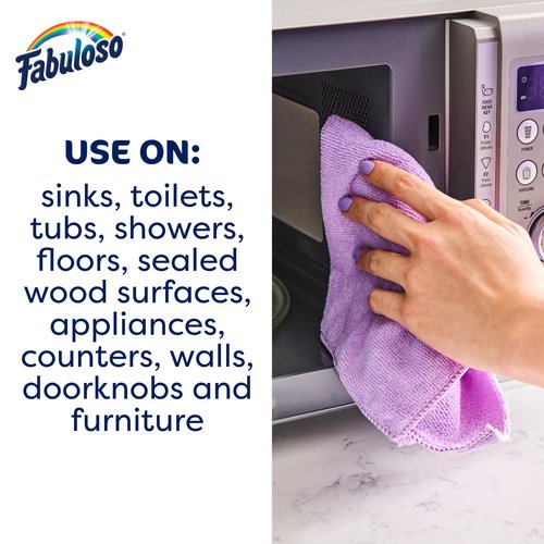 Fabuloso 2X Multi-Purpose Cleaner, No Rinse Floor Cleaner, Long-Lasting Freshness, Light Lavender Scent, 56 fl oz