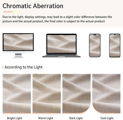 Skiennix 100% Blackout Curtains - Faux Linen Pinch Pleated Drapes, 96" Long, Blush Pink, 2 Panels Set