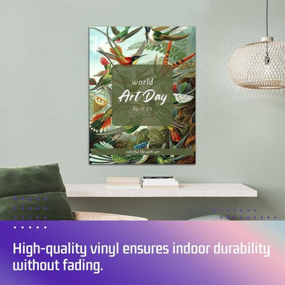 BillyPrint Custom Poster Prints - Personalized Waterproof Vinyl Wall Art - 8.5x11in Size