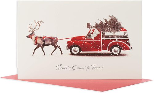 American Greetings Deluxe Christmas Cards - 14-Count Boxed Set with Envelopes | Festive Deer Design