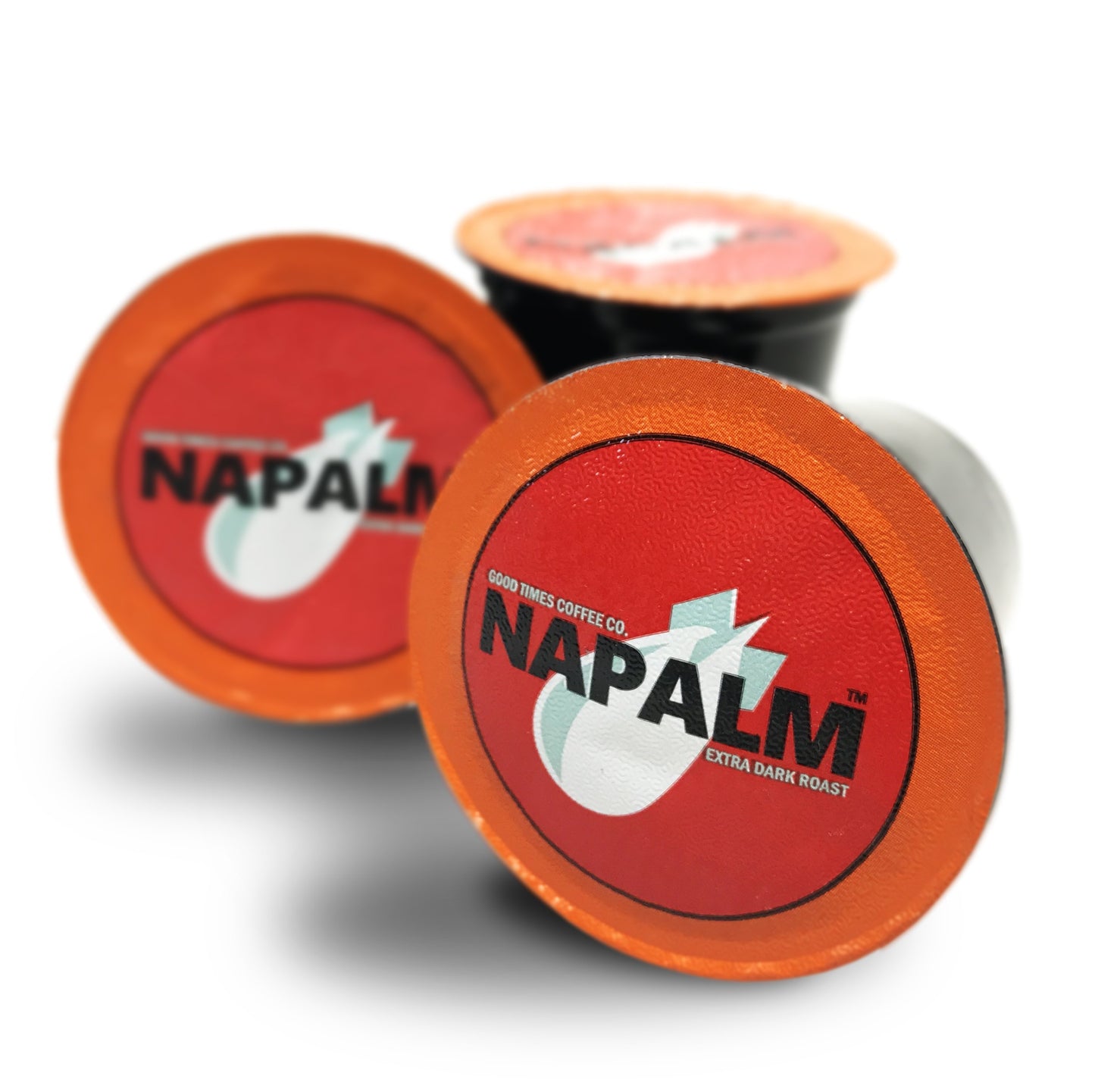 Napalm Coffee Extra Dark Roast, 100 Percent Arabica, Single Serve Cups for Keurig K-Cup Pod Brewers, 12 Count