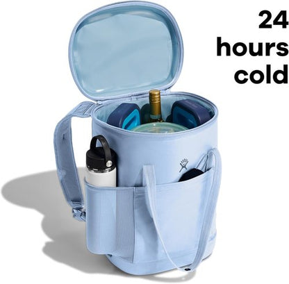 Hydro Flask Cooler Backpack - Insulated Soft Cooler for Outdoor Adventures - 20L in Botanical Bliss Green