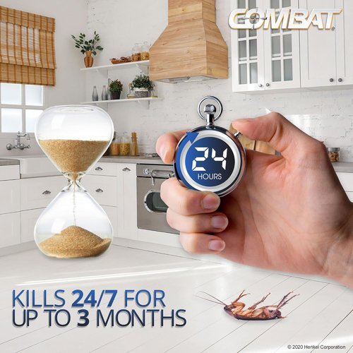 Combat Max Roach Killing Gel - Effective Indoor & Outdoor Pest Control - 1 Syringe, 2.1 Ounce